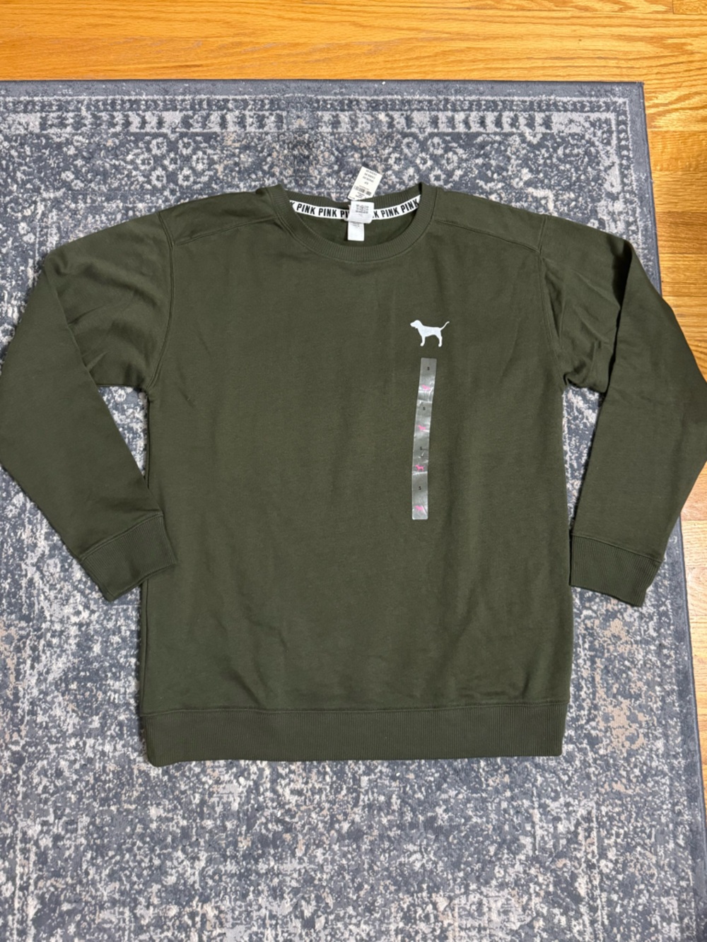 PINK long sleeve top/crewneck